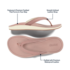 OluKai Women | Southshore Women’s Waterproof Leather Sandals - Soft Pink
