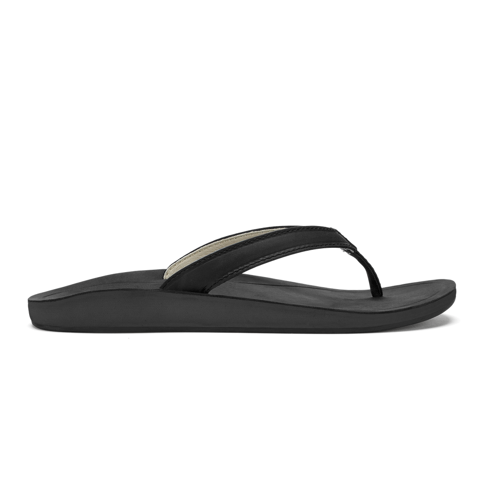OluKai Women | Southshore Women’s Waterproof Leather Sandals - Lava Rock