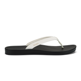 OluKai Women | ‘Uiki Women’s Everyday Beach Sandals - Bright White / Lava Rock