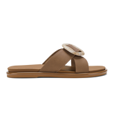 OluKai Women | La‘i Slide Women’s Slide Beach Sandals - Tan