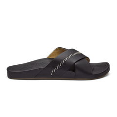 OluKai Women | Kipe‘a ‘Olu Women‘s Slide Sandals - Black