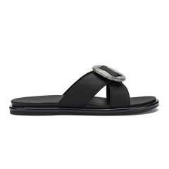OluKai Women | La‘i Slide Women’s Slide Beach Sandals - Lava Rock