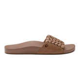 OluKai Women | Kāmola Women’s Leather Slide Sandals - Tan