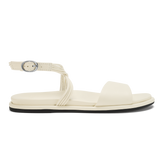 OluKai Women | Tiare Wrap Women’s Leather Sandals - White Sand