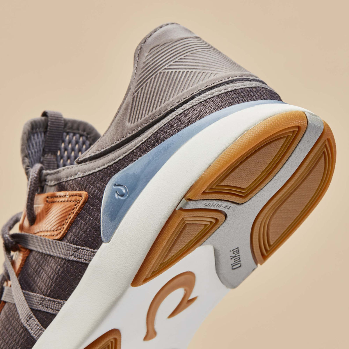 OluKai Men | Mio Lī Men's Athletic Shoes - Pavement / Vintage Indigo