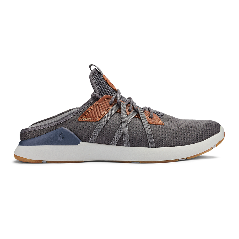 OluKai Men | Mio Lī Men's Athletic Shoes - Pavement / Vintage Indigo
