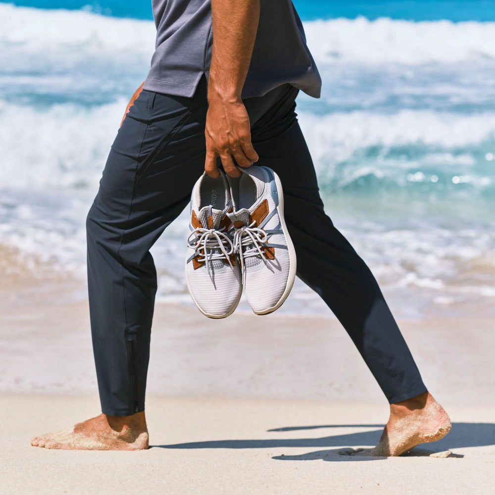 OluKai Men | Mio Lī Men's Athletic Shoes - Mist Grey / Poi