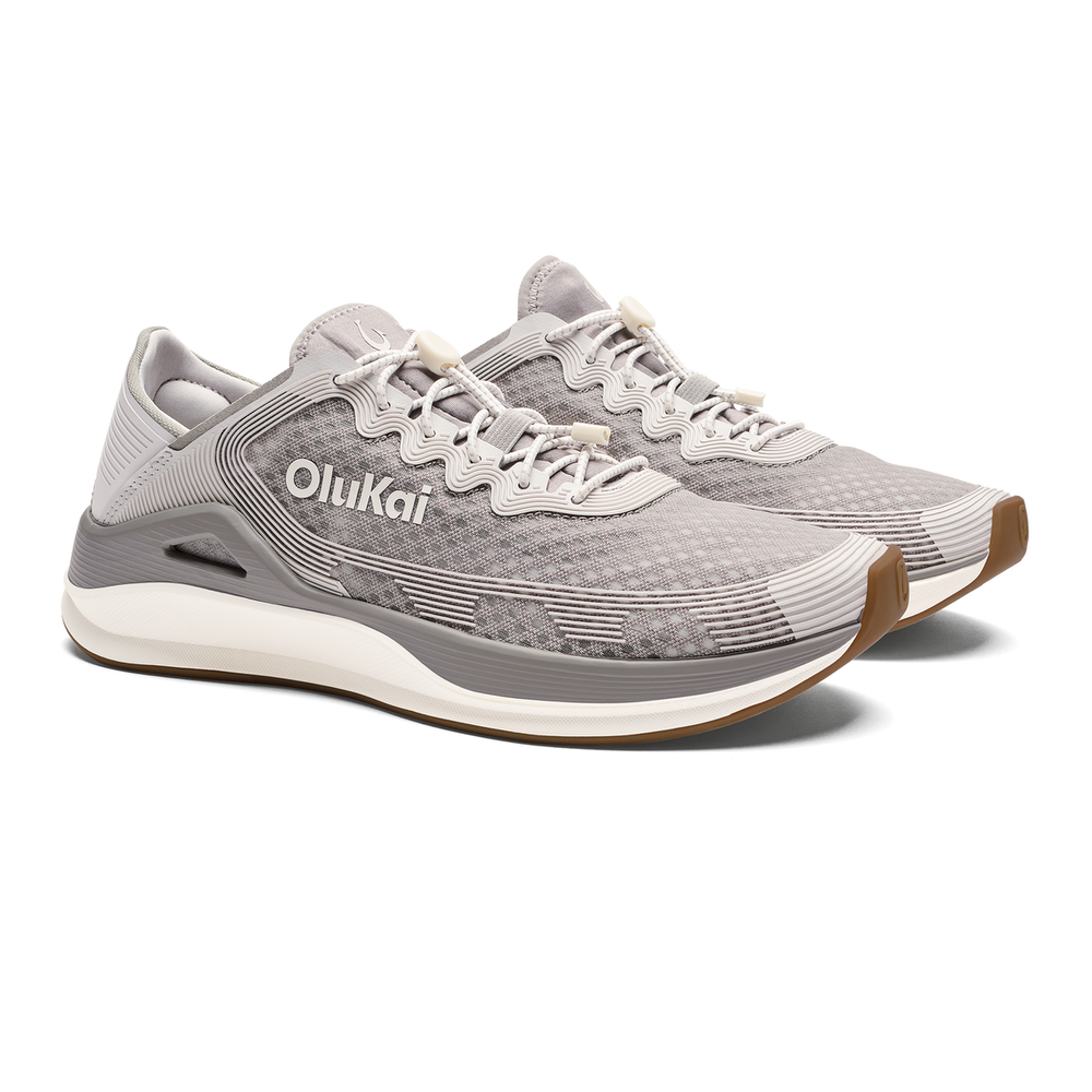 OluKai Men | ‘Ahi Men’s Water Boat Shoes - Ash / Sterling