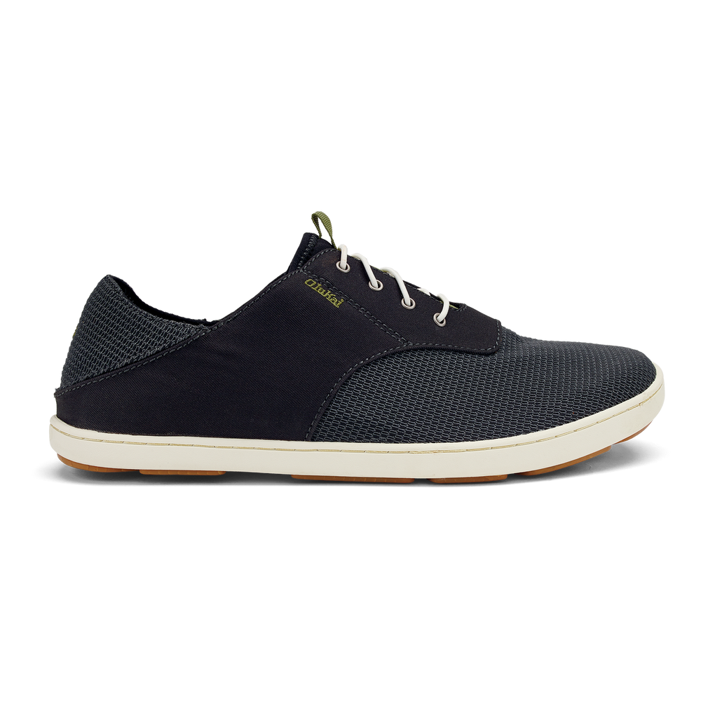 OluKai Men | Nohea Moku Men's Boat Shoes - Black