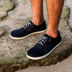 OluKai Men | Nohea Moku Men's Boat Shoes - Black