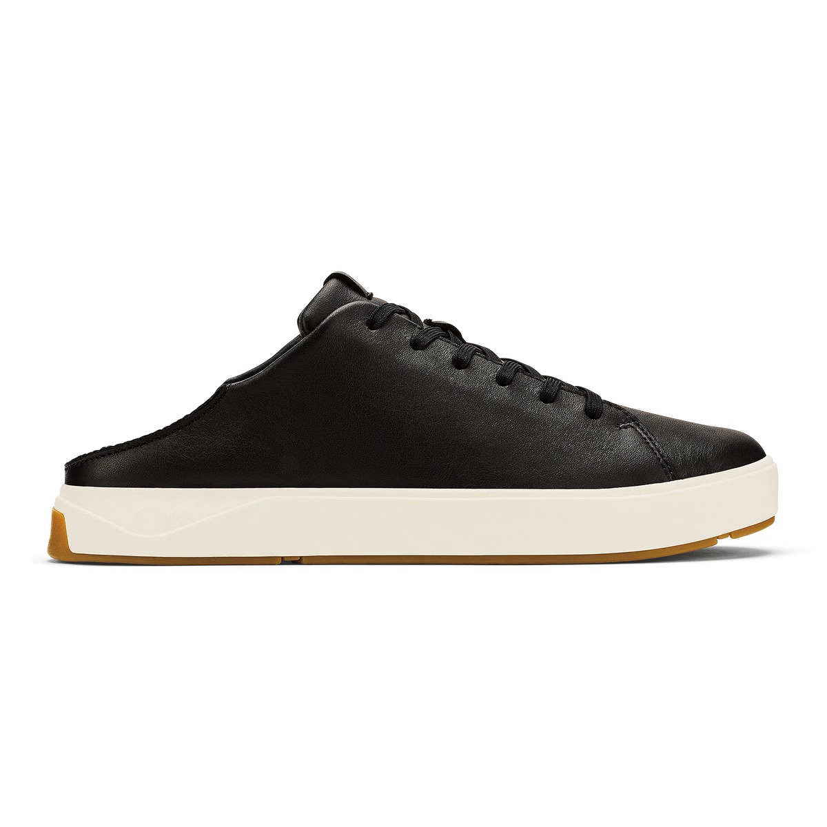 OluKai Men | Lae‘ahi Lī ‘Ili Men's Leather Sneakers - Onyx