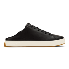 OluKai Men | Lae‘ahi Lī ‘Ili Men's Leather Sneakers - Onyx