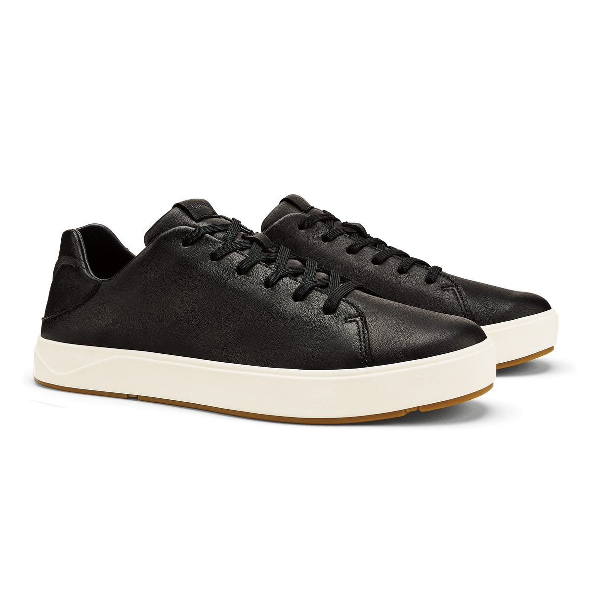 OluKai Men | Lae‘ahi Lī ‘Ili Men's Leather Sneakers - Onyx