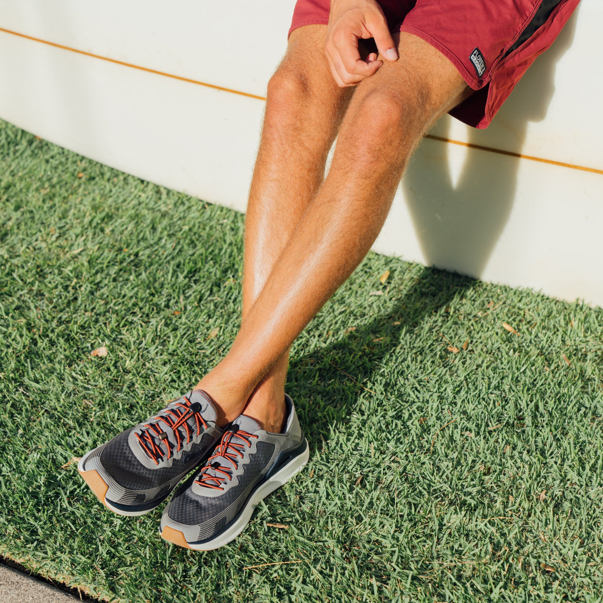 OluKai Men | ‘Ahi Men’s Water Boat Shoes - Rock / Ash