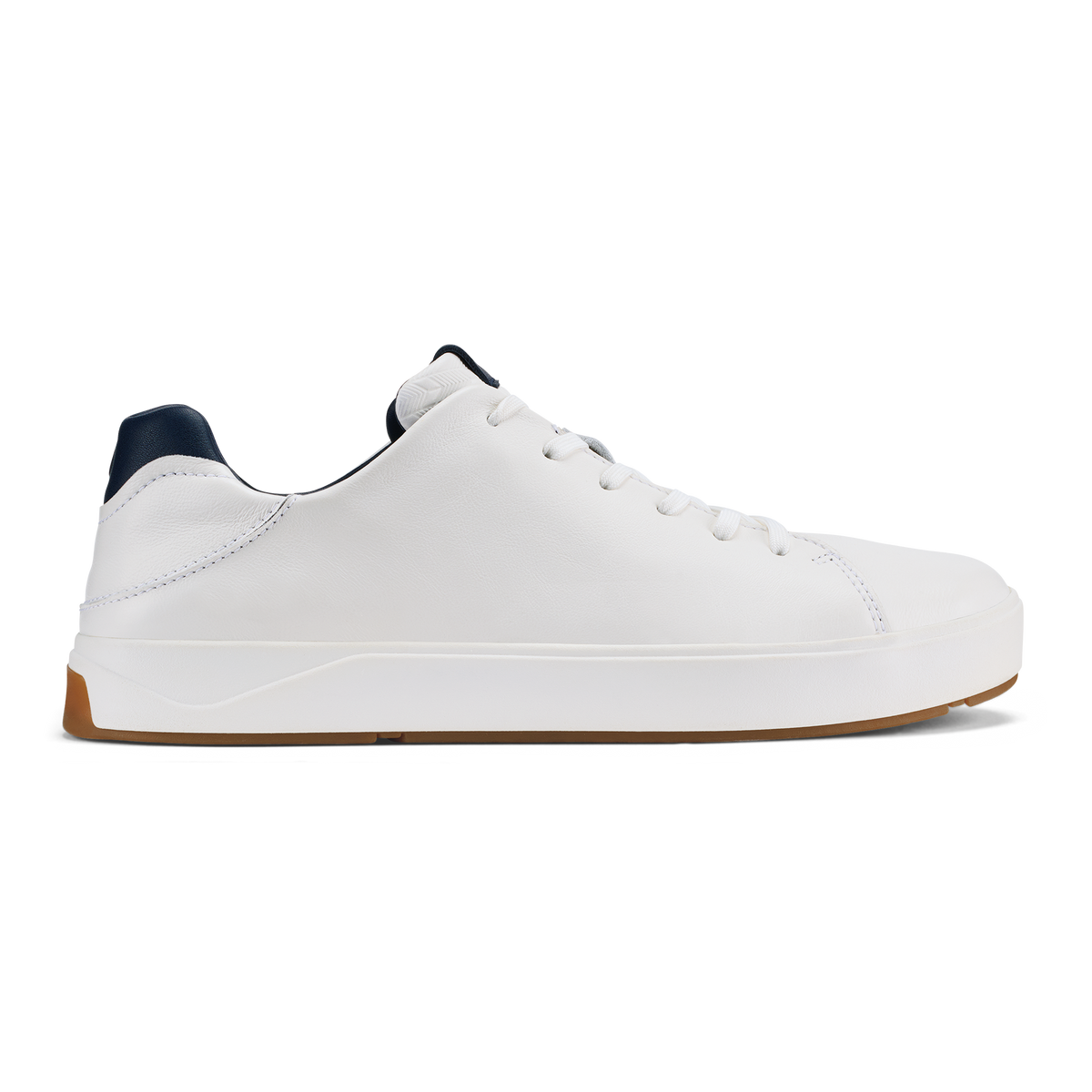 OluKai Men | Lae‘ahi Lī ‘Ili Men's Sneakers - Bright White / Trench Blue