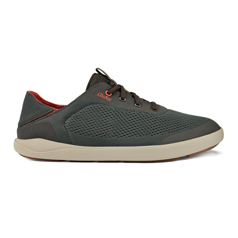 OluKai Men | Moku Pae Men's Boat Shoes - Island Salt / Koi