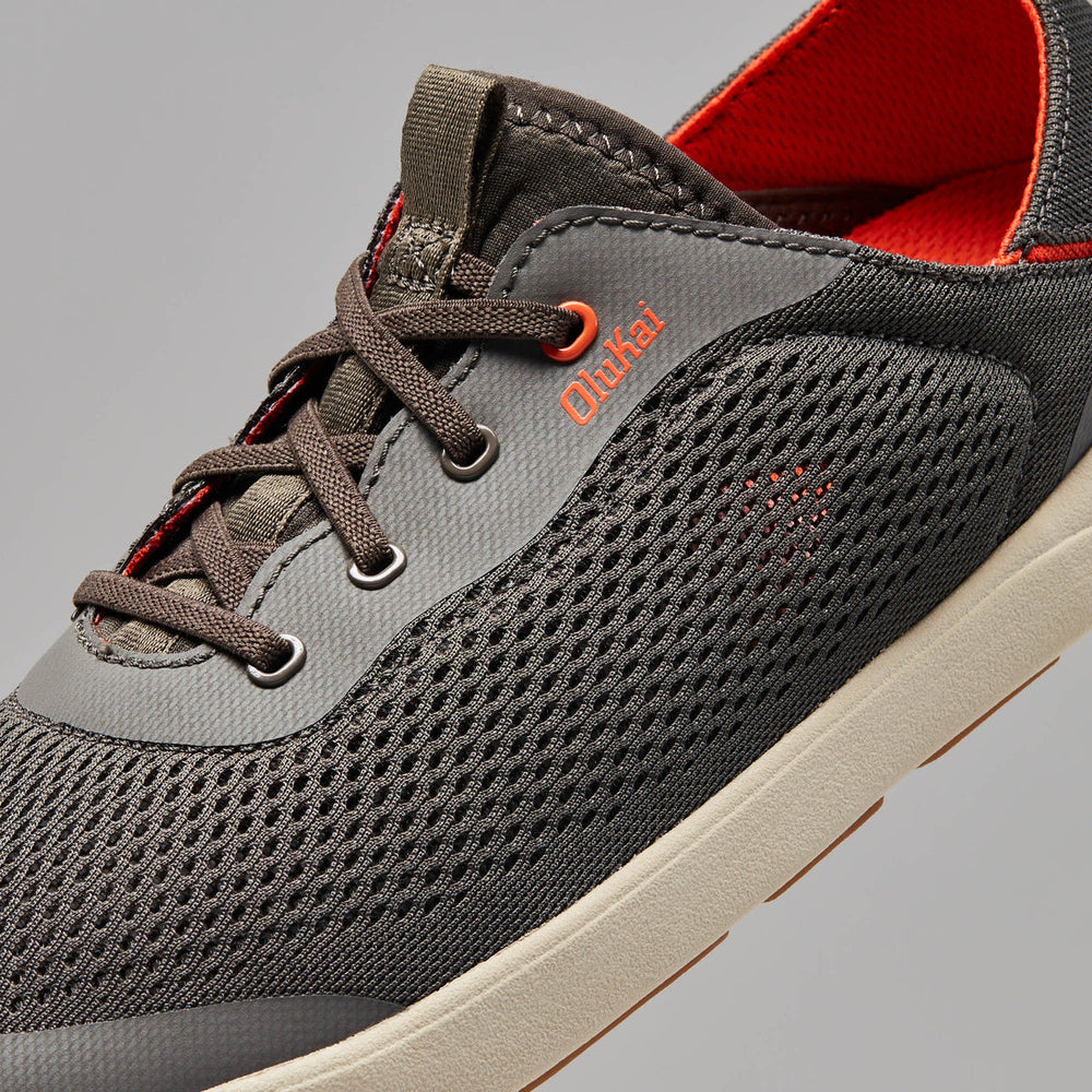 OluKai Men | Moku Pae Men's Boat Shoes - Island Salt / Koi