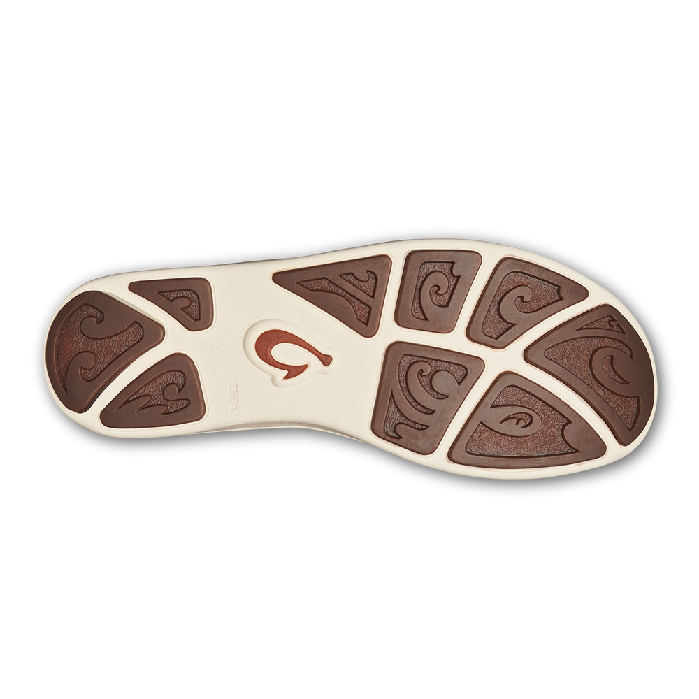 OluKai Men | Nohea Moku Men's Boat Shoes - Charcoal / Clay