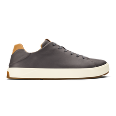 OluKai Men | Lae‘ahi Lī ‘Ili Men's Leather Sneakers - Stone