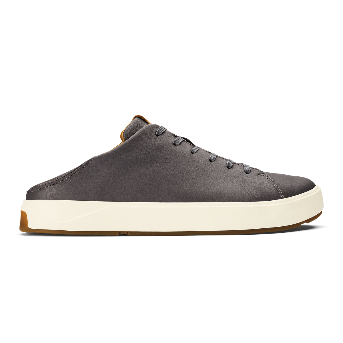 OluKai Men | Lae‘ahi Lī ‘Ili Men's Leather Sneakers - Stone