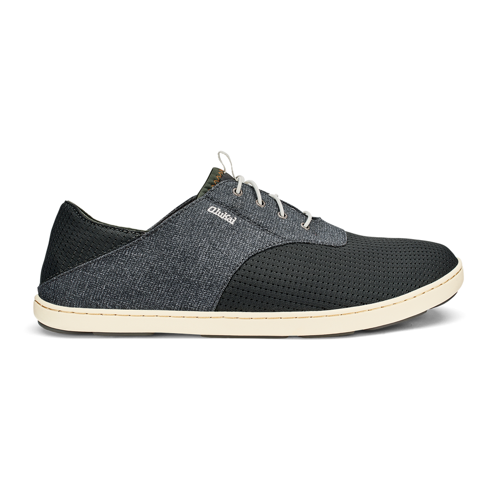 OluKai Men | Nohea Moku Men's Boat Shoes - Dark Shadow