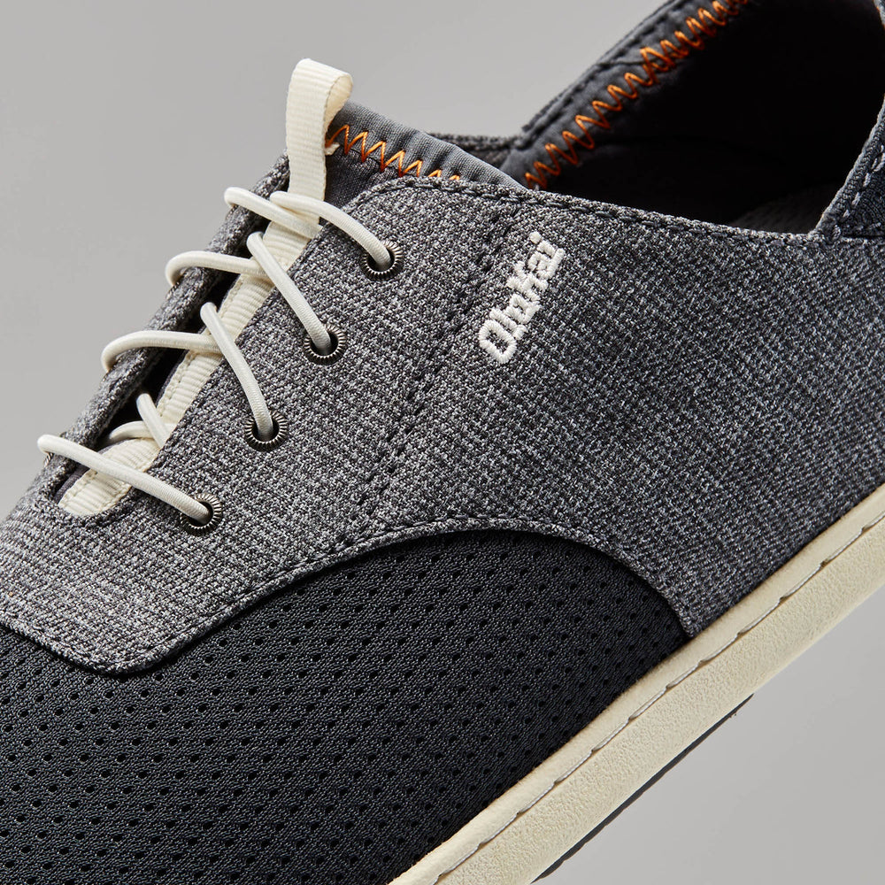 OluKai Men | Nohea Moku Men's Boat Shoes - Dark Shadow