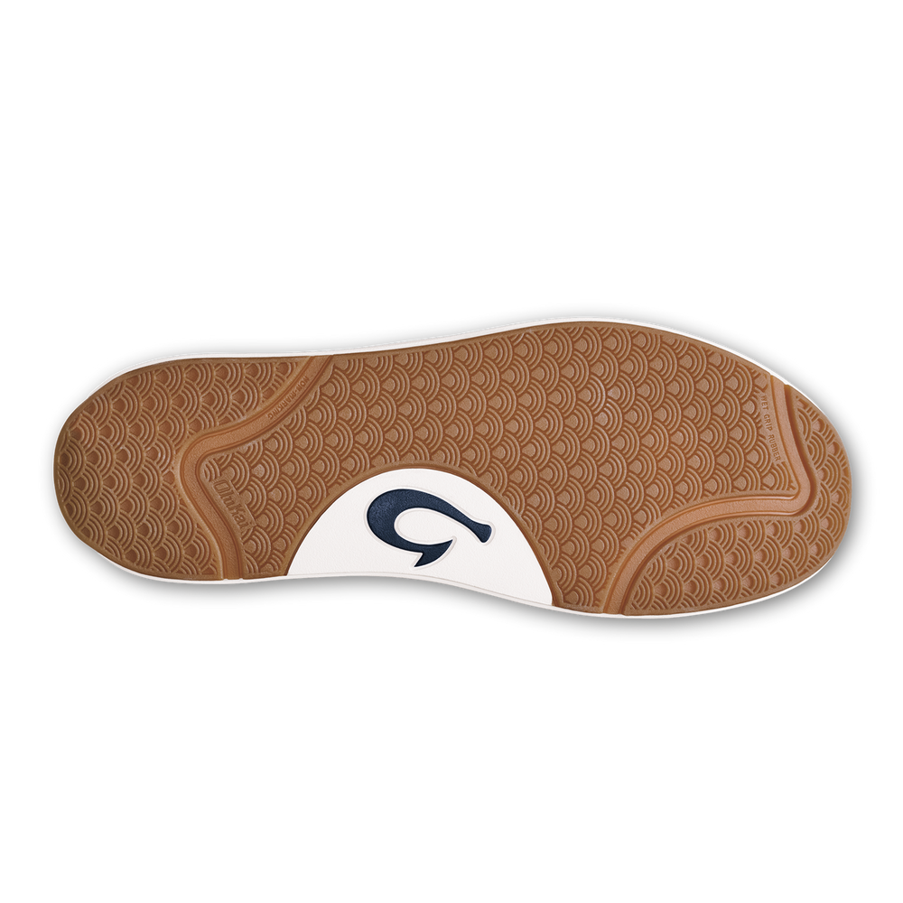 OluKai Men | Lae‘ahi Lī ‘Ili Men's Leather Sneakers - Trench Blue