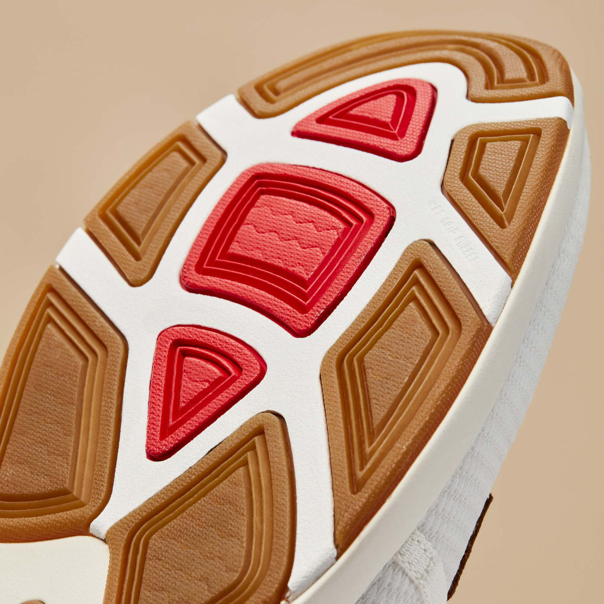 OluKai Men | Mio Lī Men's Athletic Shoes - Bright White / Red Lava