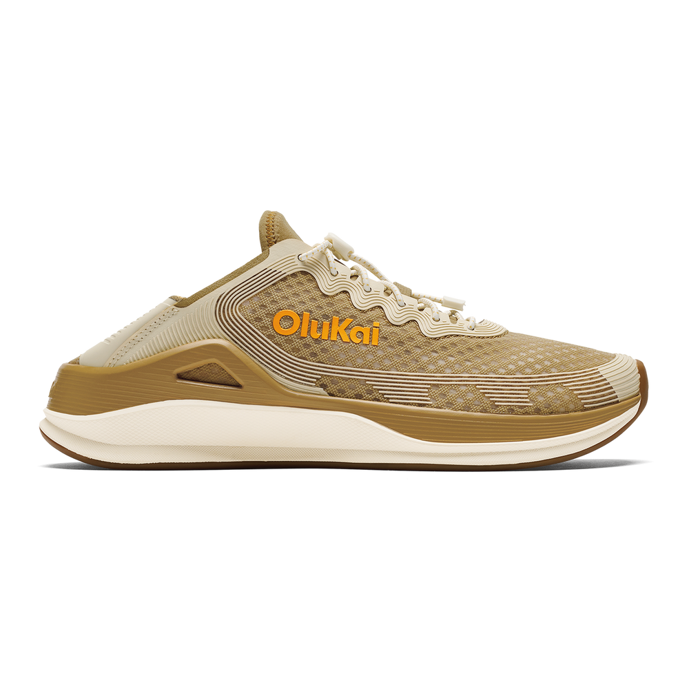 OluKai Men | ‘Ahi Men’s Water Boat Shoes - Tan / Tapa
