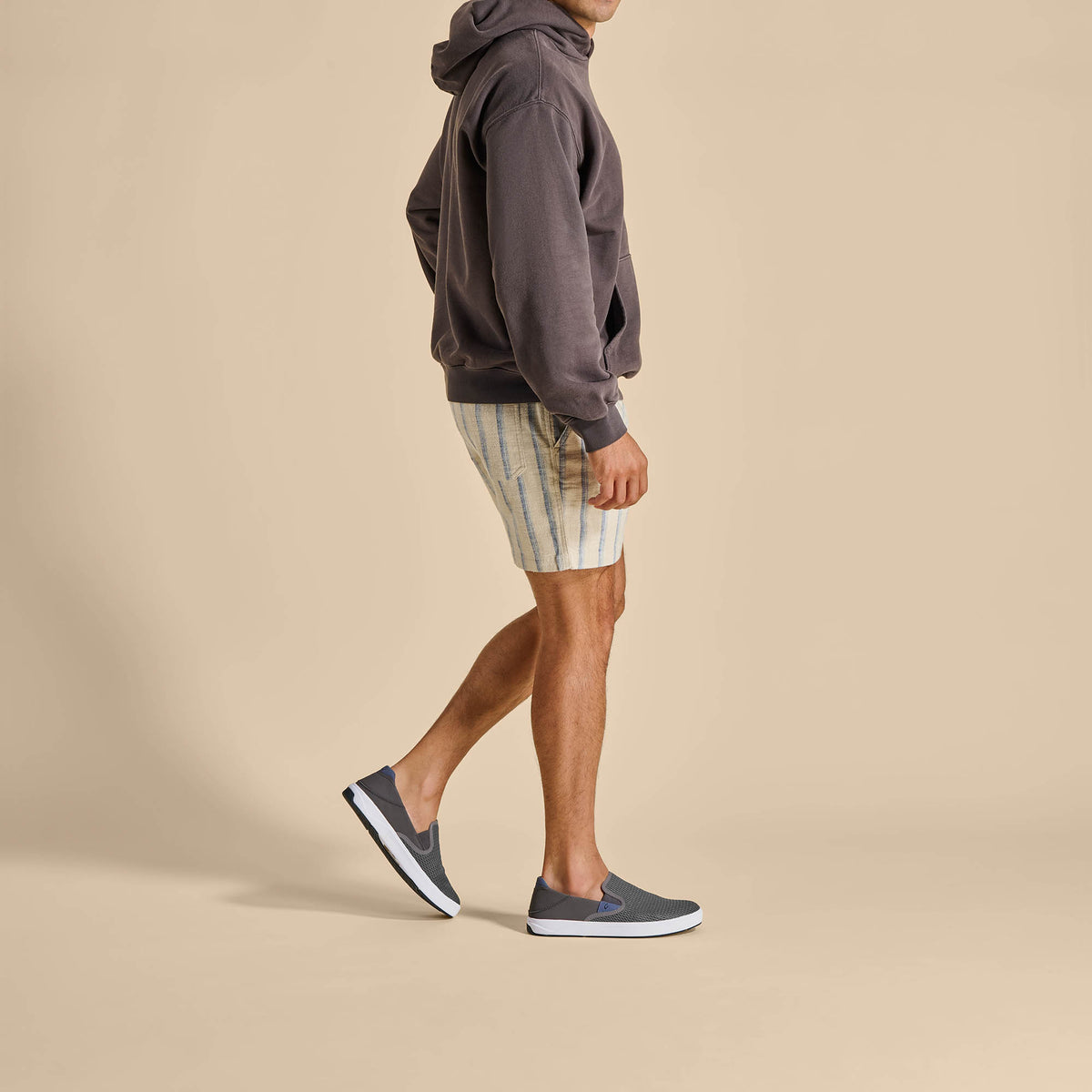OluKai Men | Lae‘ahi Men's Slip-On Sneakers - Pavement