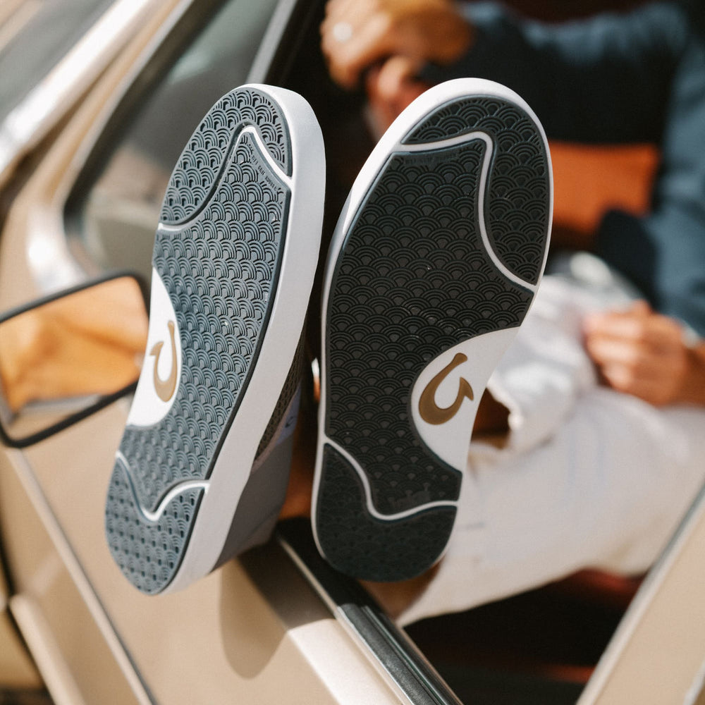 OluKai Men | Lae‘ahi Men's Slip-On Sneakers - Pavement