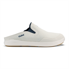OluKai Men|New Arrivals | Moku Slip-on - White Sand / Trench Blue