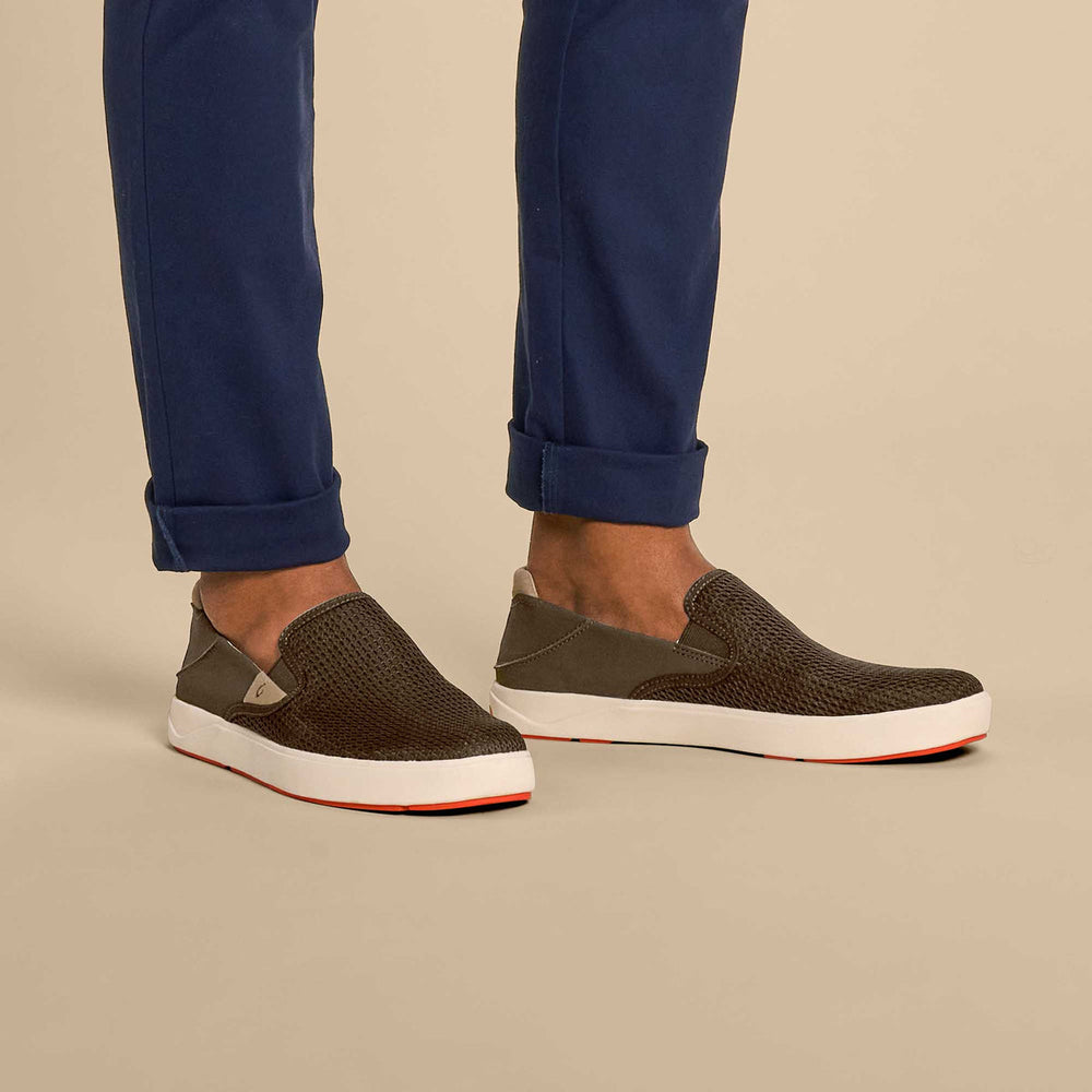 OluKai Men | Lae‘ahi Men's Slip-On Sneakers - Kona