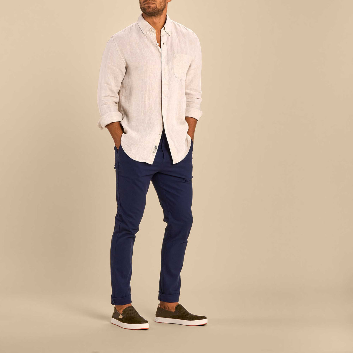 OluKai Men | Lae‘ahi Men's Slip-On Sneakers - Kona