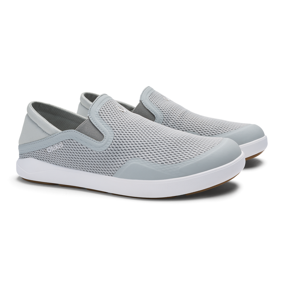 OluKai Men|New Arrivals | Moku Slip-on - Cloud Grey / Ash