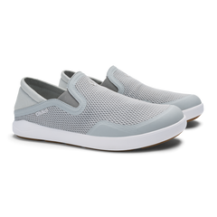 OluKai Men|New Arrivals | Moku Slip-on - Cloud Grey / Ash