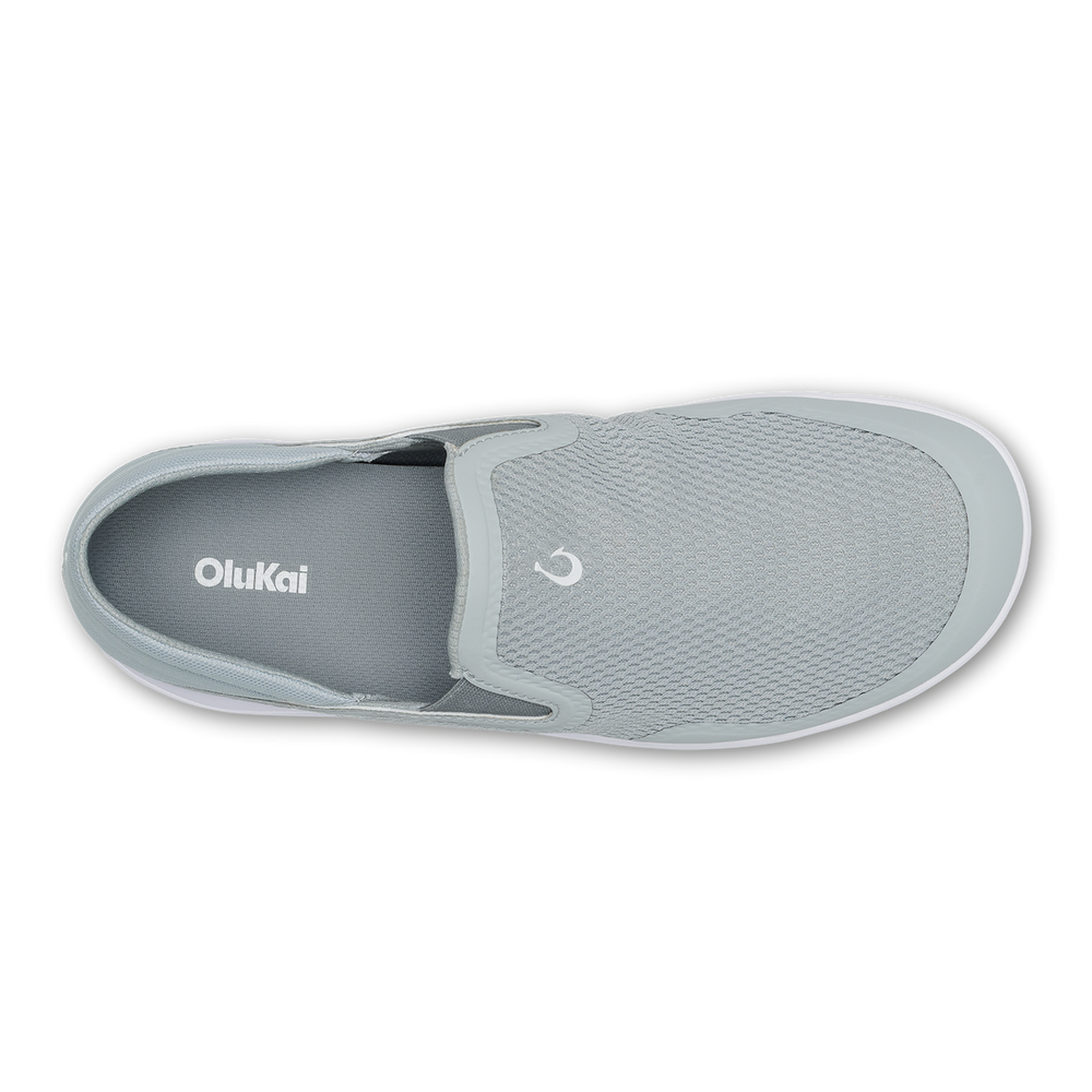 OluKai Men|New Arrivals | Moku Slip-on - Cloud Grey / Ash