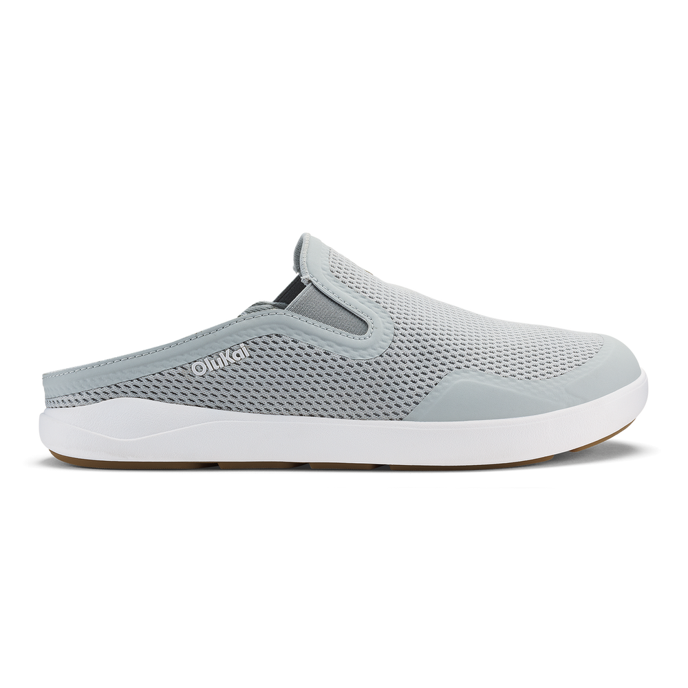 OluKai Men|New Arrivals | Moku Slip-on - Cloud Grey / Ash