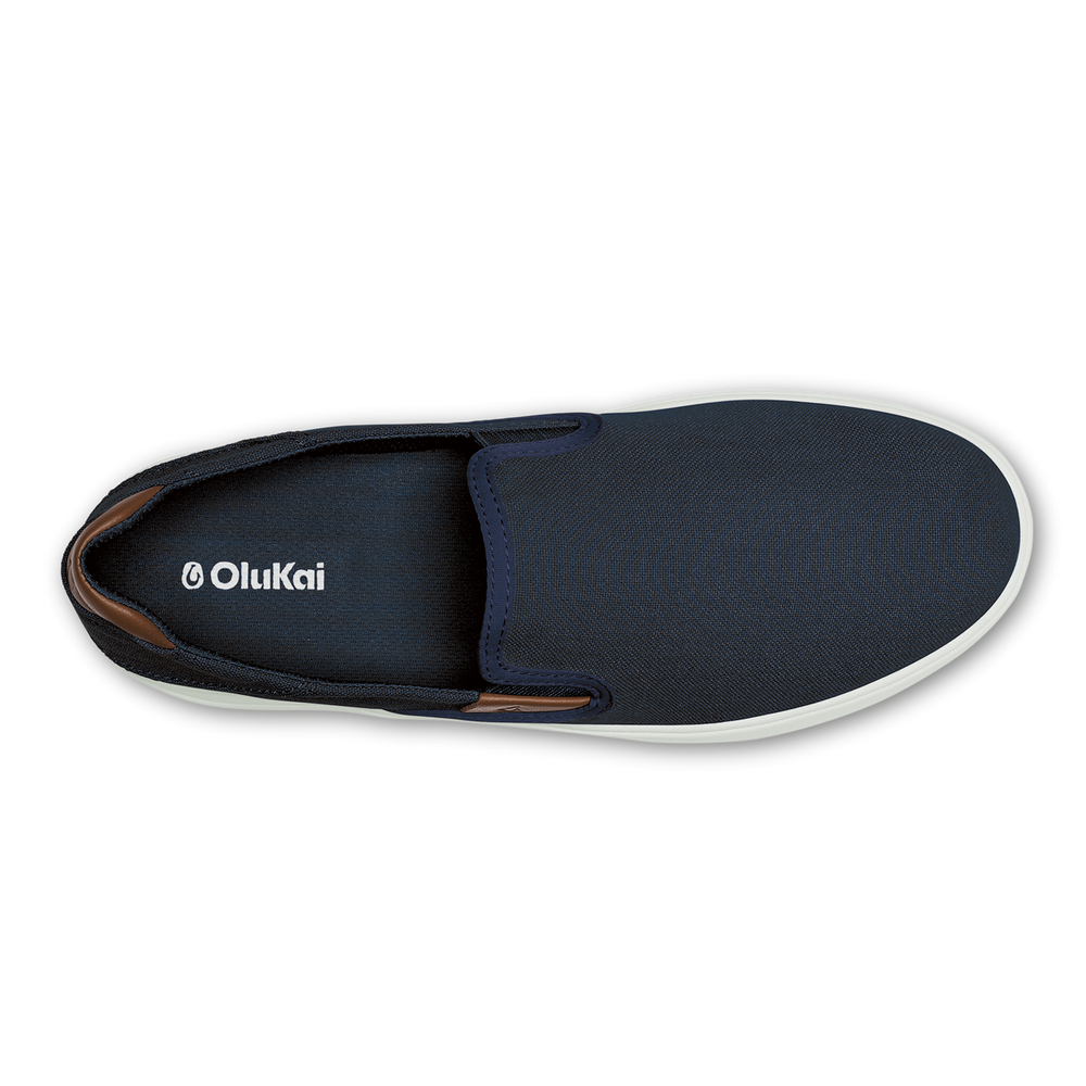 OluKai Men | Wai‘alae Slip On Men’s Golf Shoes - Trench Blue