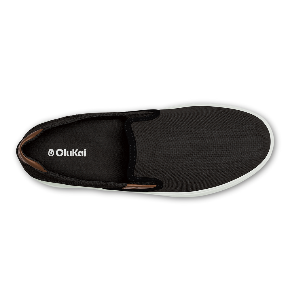 OluKai Men | Wai‘alae Slip On Men’s Golf Shoes - Lava Rock