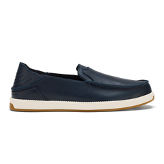OluKai Men | Kākaha Nia Men‘s Suede Slip-On Shoes - Mood Indigo
