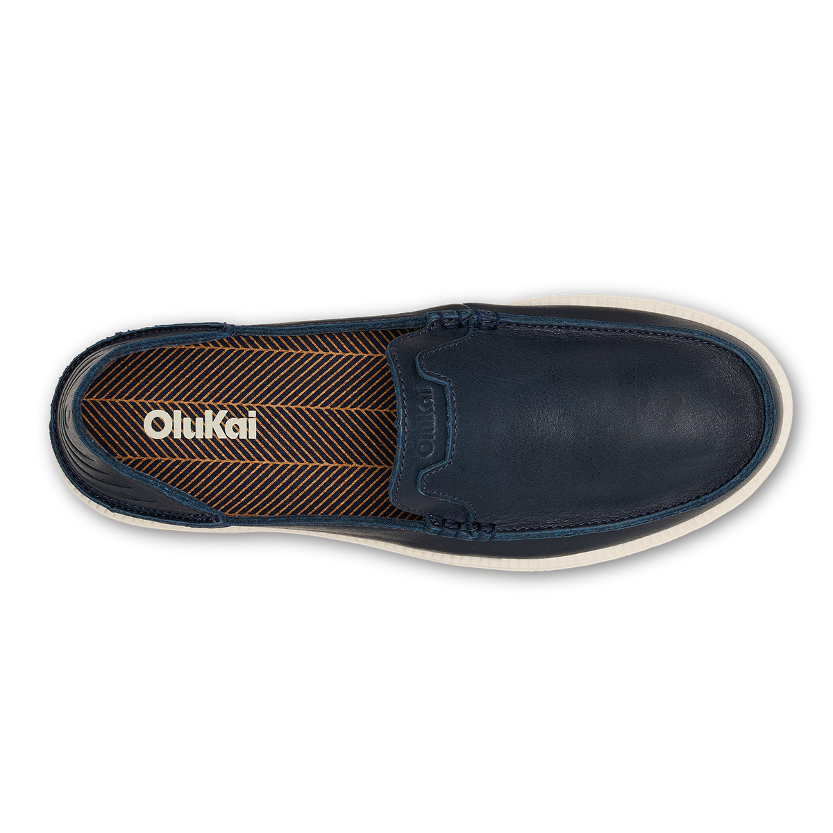 OluKai Men | Kākaha Nia Men‘s Suede Slip-On Shoes - Mood Indigo