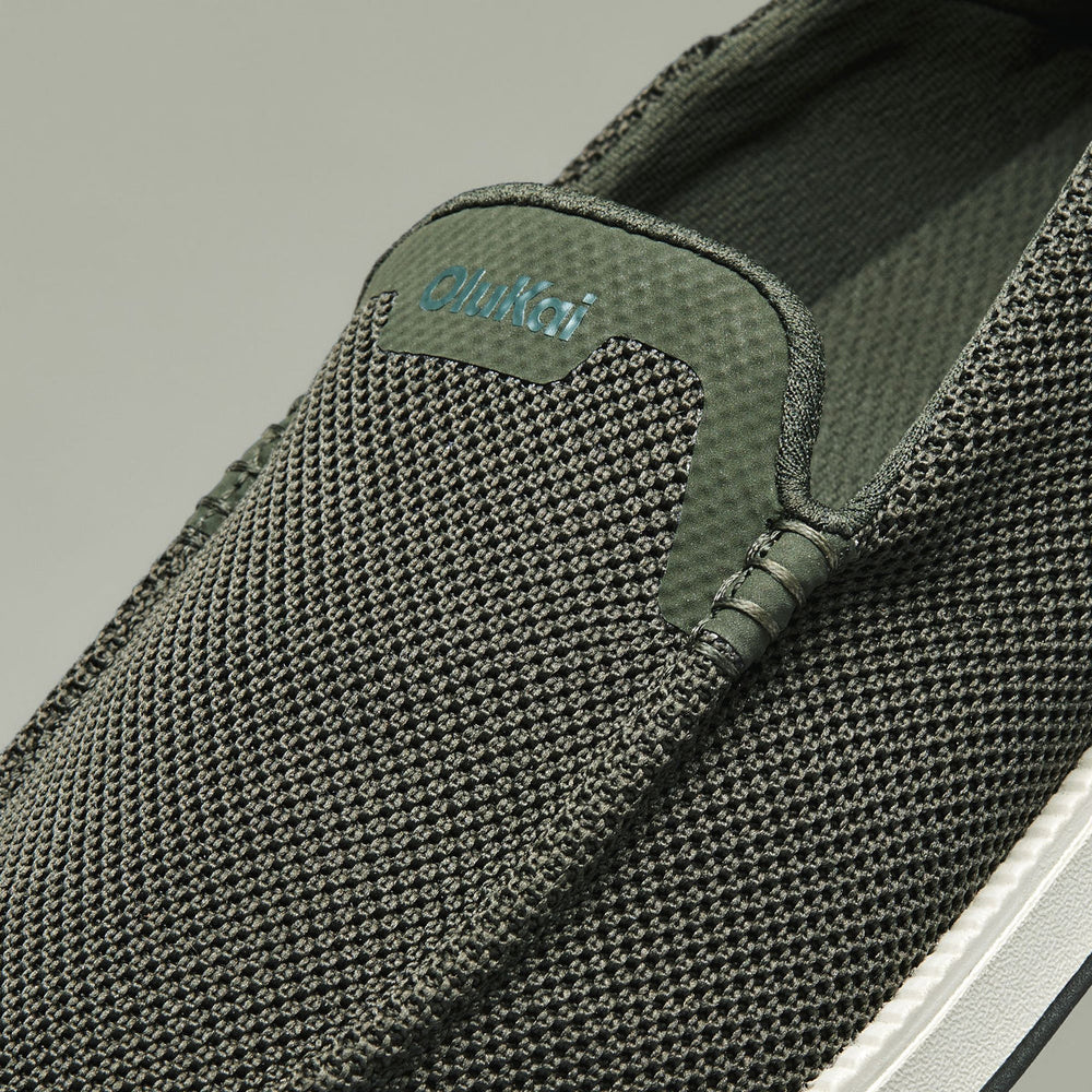 OluKai Men | Kākaha Mesh Men‘s Slip-On Shoes - Nori