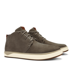 OluKai Men | Papakū 'Ili Men’s Waterproof Leather Boots- Mustang