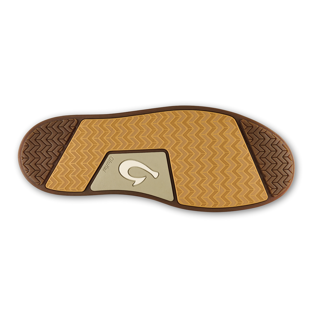 OluKai Men | Papakū 'Ili Men’s Waterproof Leather Boots- Mustang