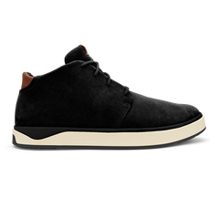 OluKai Men | Papakū 'Ili Men’s Waterproof Leather Boots- Black