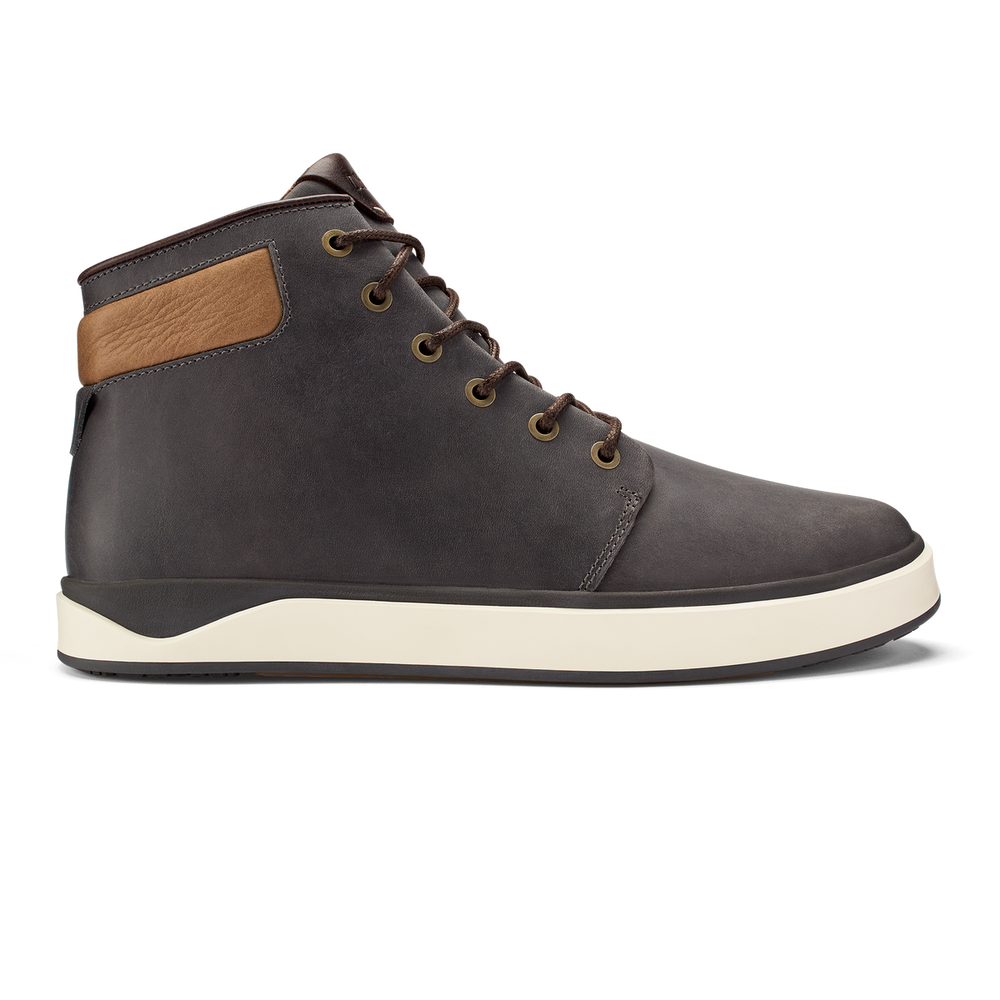 OluKai Men | Kekaha Men’s Chukka Boots - Pavement / Off White