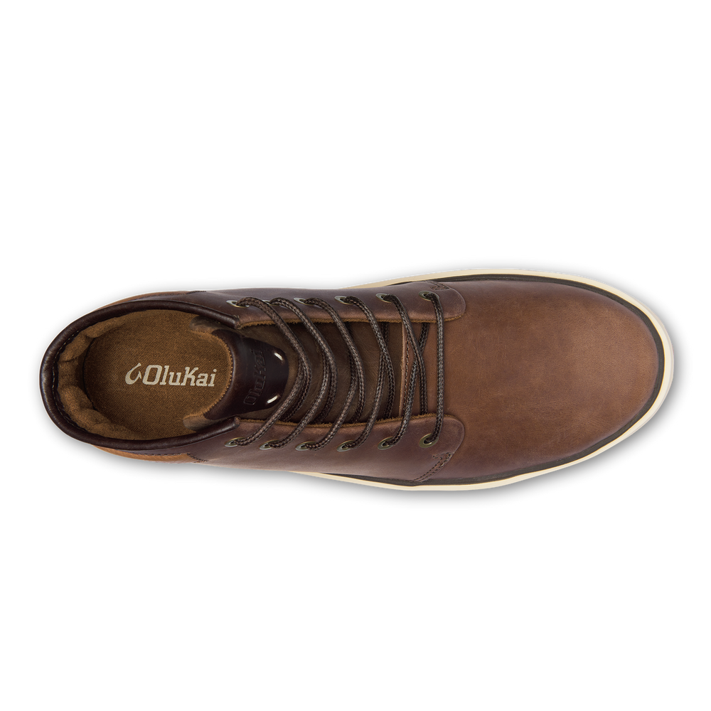 OluKai Men | Kekaha Men’s Chukka Boots - Toffee / Off White