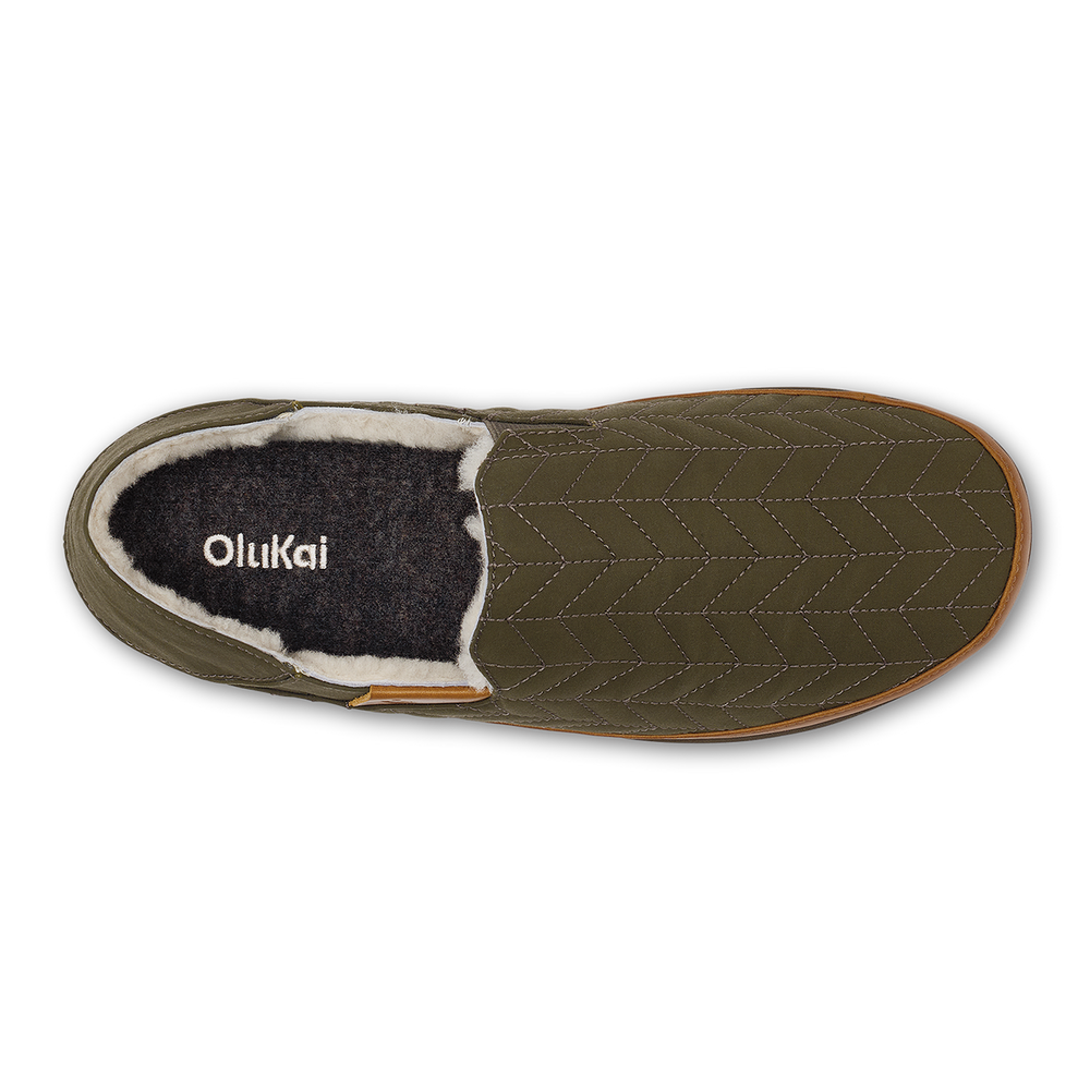 OluKai Men | Hanohano Men’s Waxed Canvas Slippers - Husk