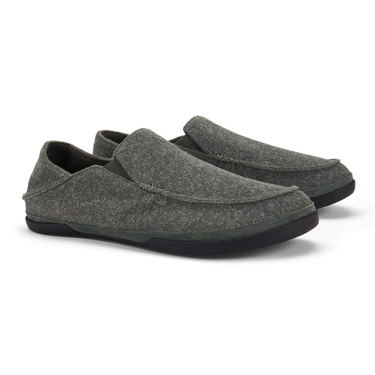 OluKai Men | Moloā Hulu Men's Lightweight Slippers - Lava Rock